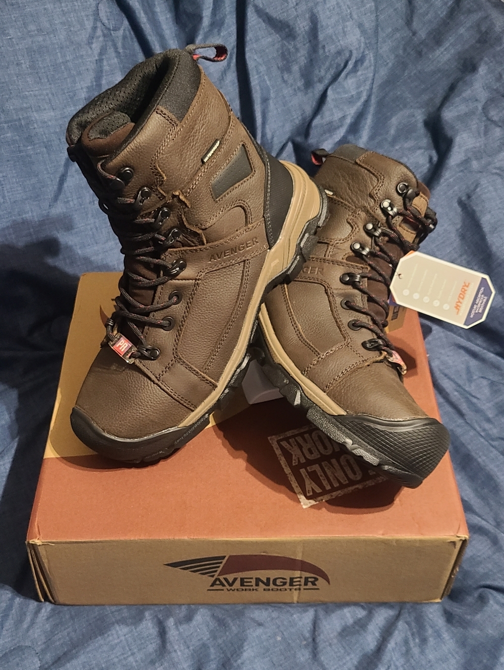 Avenger Ripsaw Aluminum Toe Puncture-Resistant Waterproof Boots, New In Box!